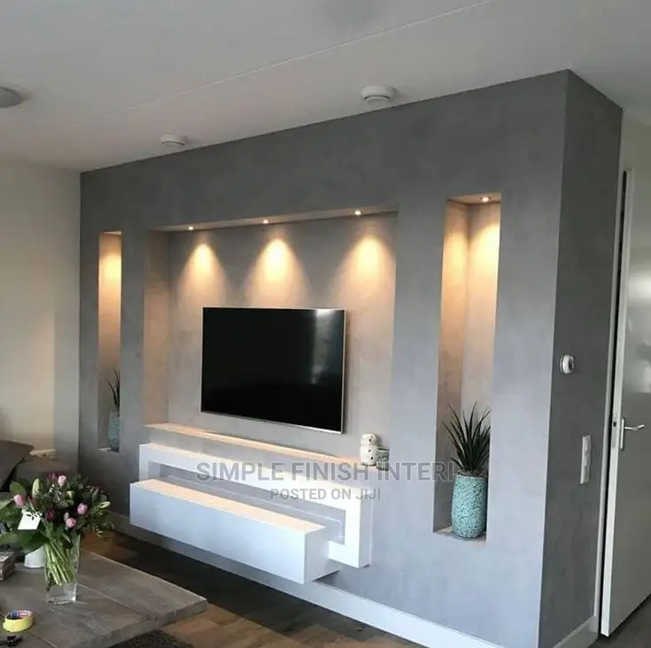 Interior Design. An Tv Wall Design
