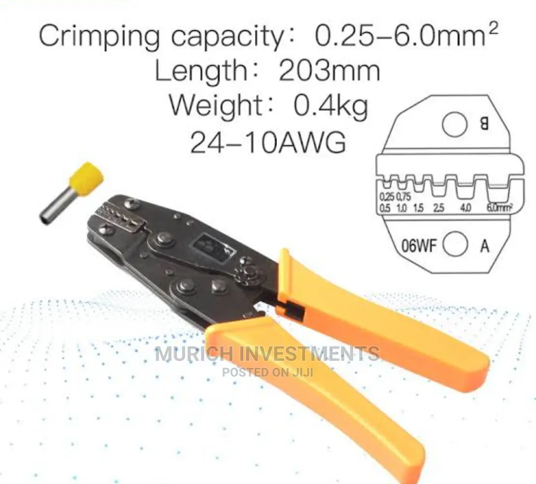 INGCO Ratchet Crimping Pliers 0.5-6mm | 1.5-6mm