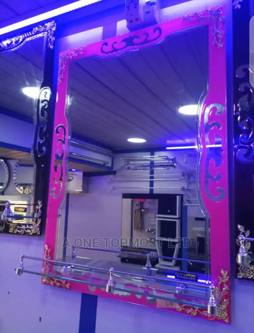 Pink Design Mirror