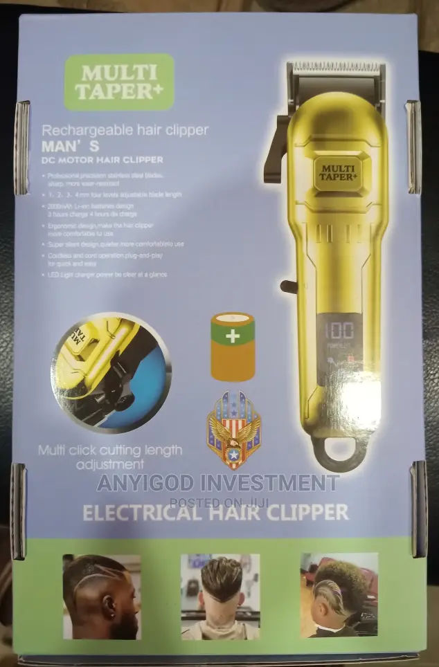 Multi Taper Clipper Cordless Rechargeable Clipper