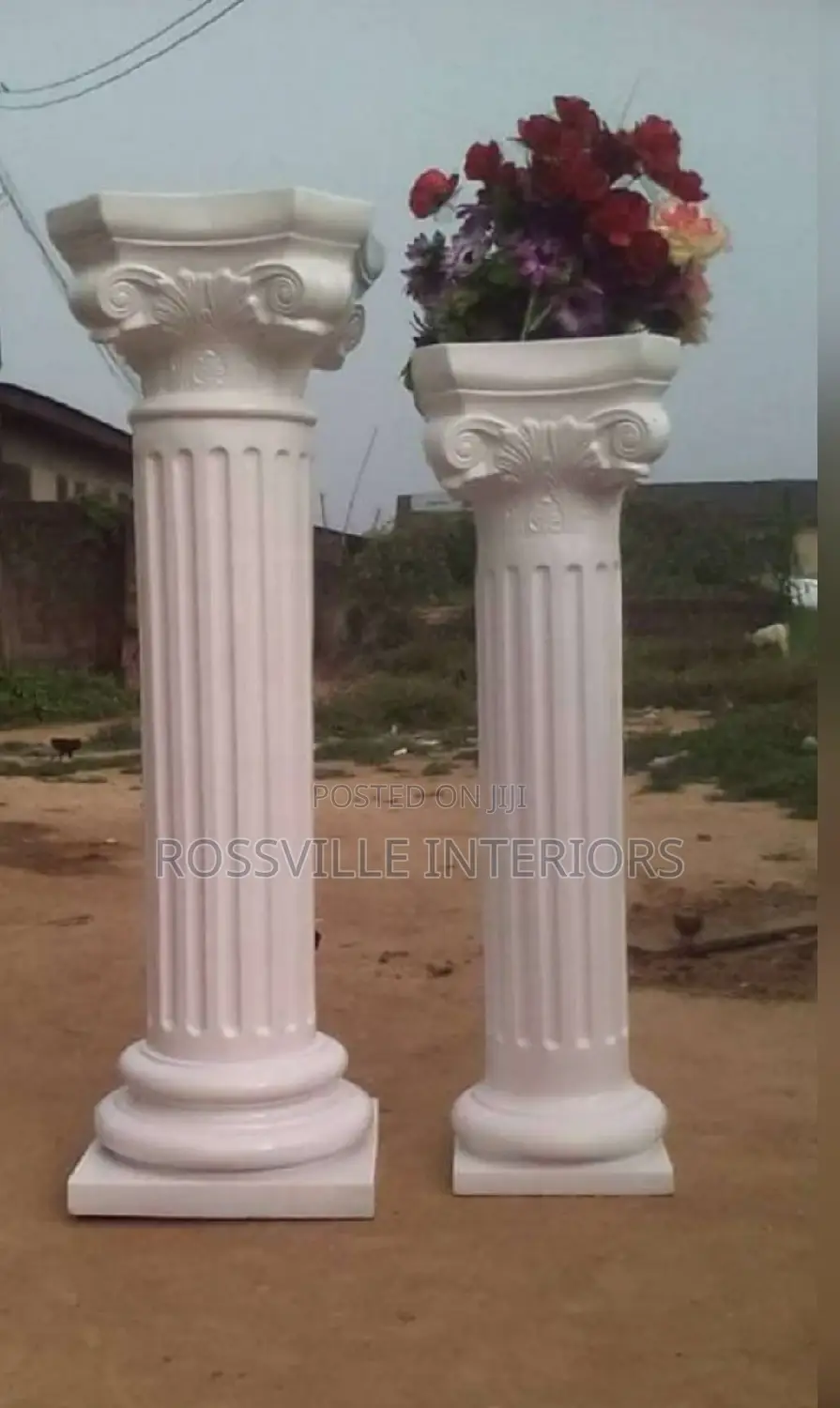 Complete P.O.P Fibre Pillar Moulds 5ft 6ft and Other Sizes I