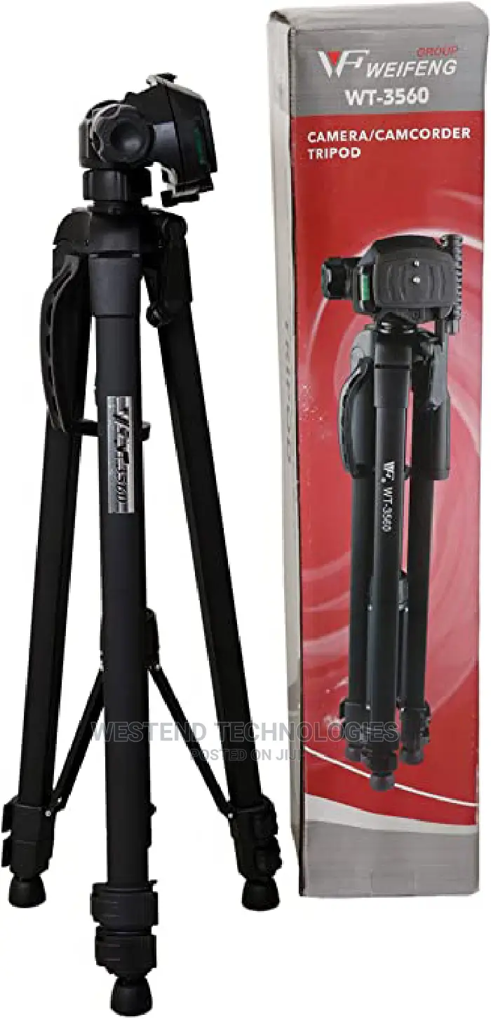Heavy Duty Tripod Stand for Camera and Phones 6ft Height