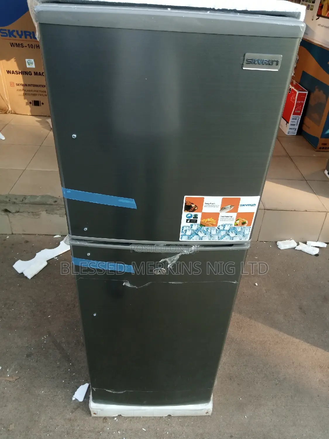 Skyrun Double Doors Fridge Hr-187