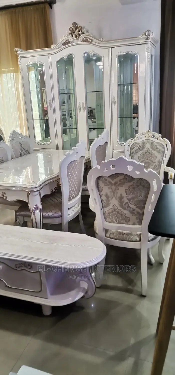 Set of Dining and Buffet and Discussion Chair