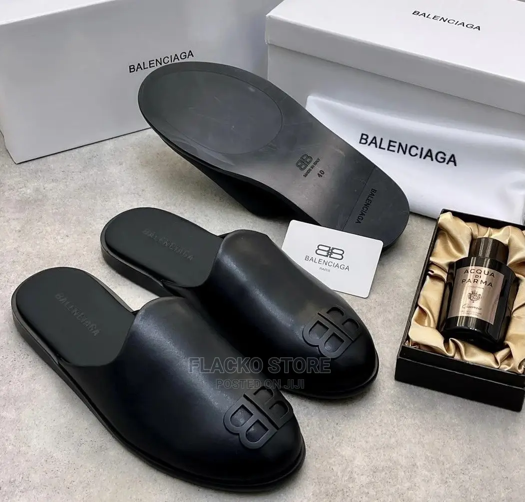 Original Balenciaga Leather Mules Available