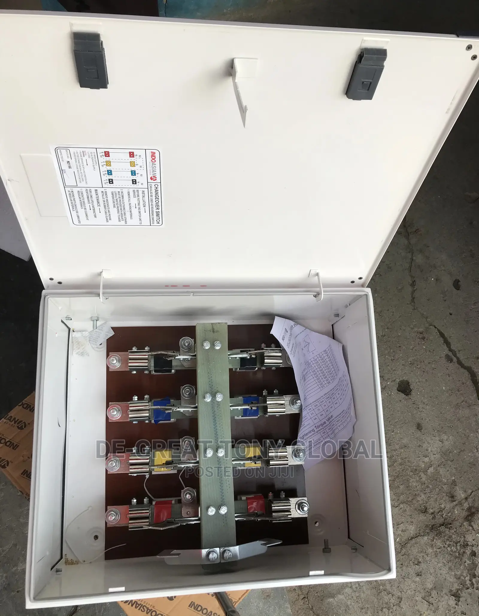 200amps Indoasian Changeover
