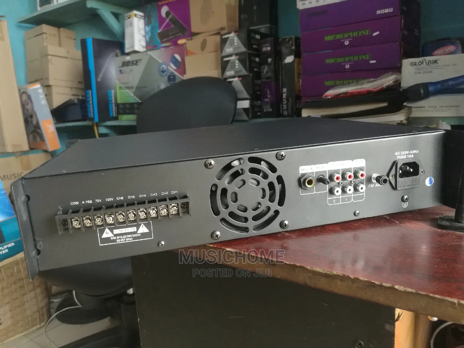 6 Zones Ceiling/Wall Speakers Amplifiers With USB, Bluetooth