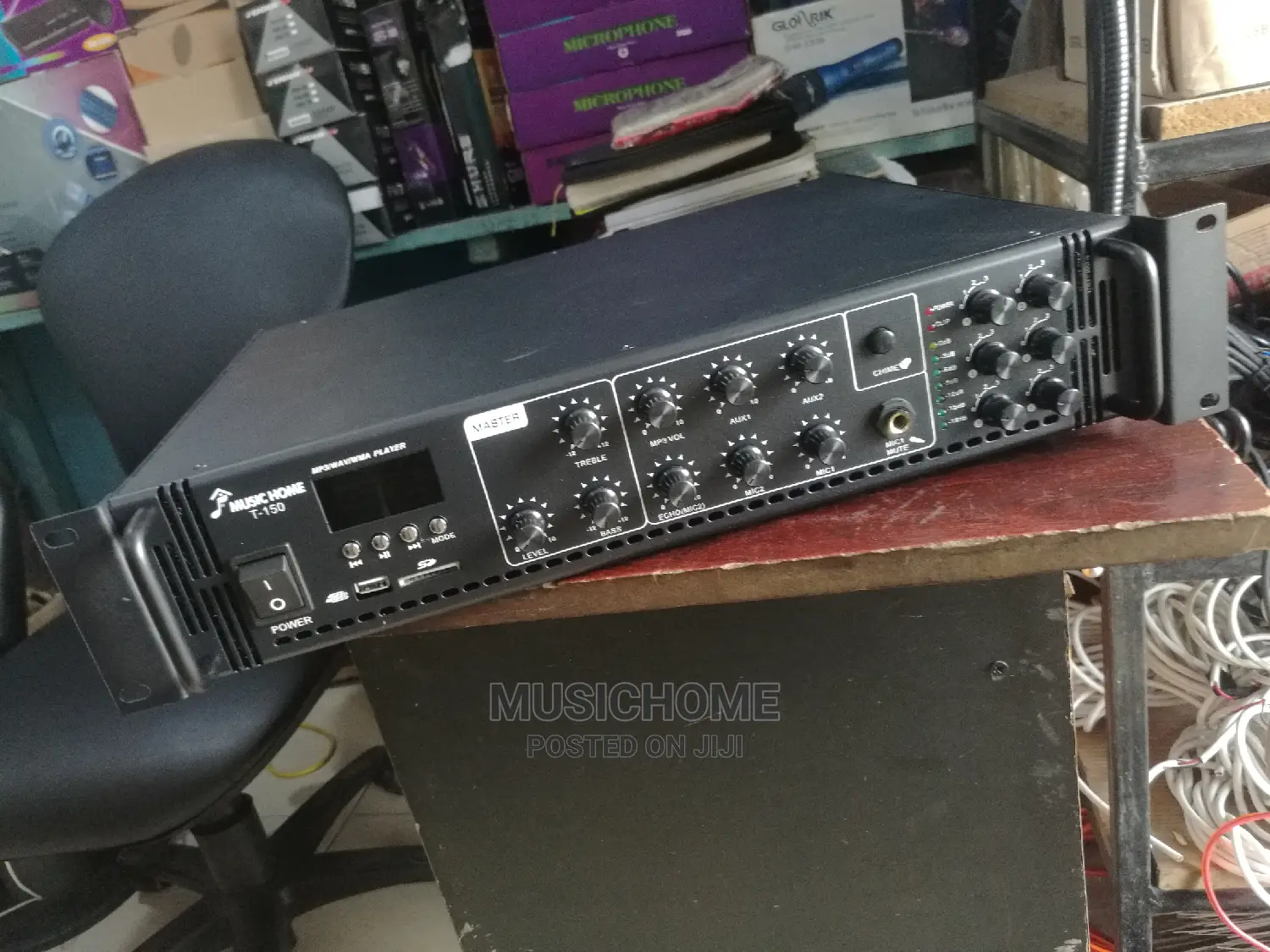 6 Zones Ceiling/Wall Speakers Amplifiers With USB, Bluetooth