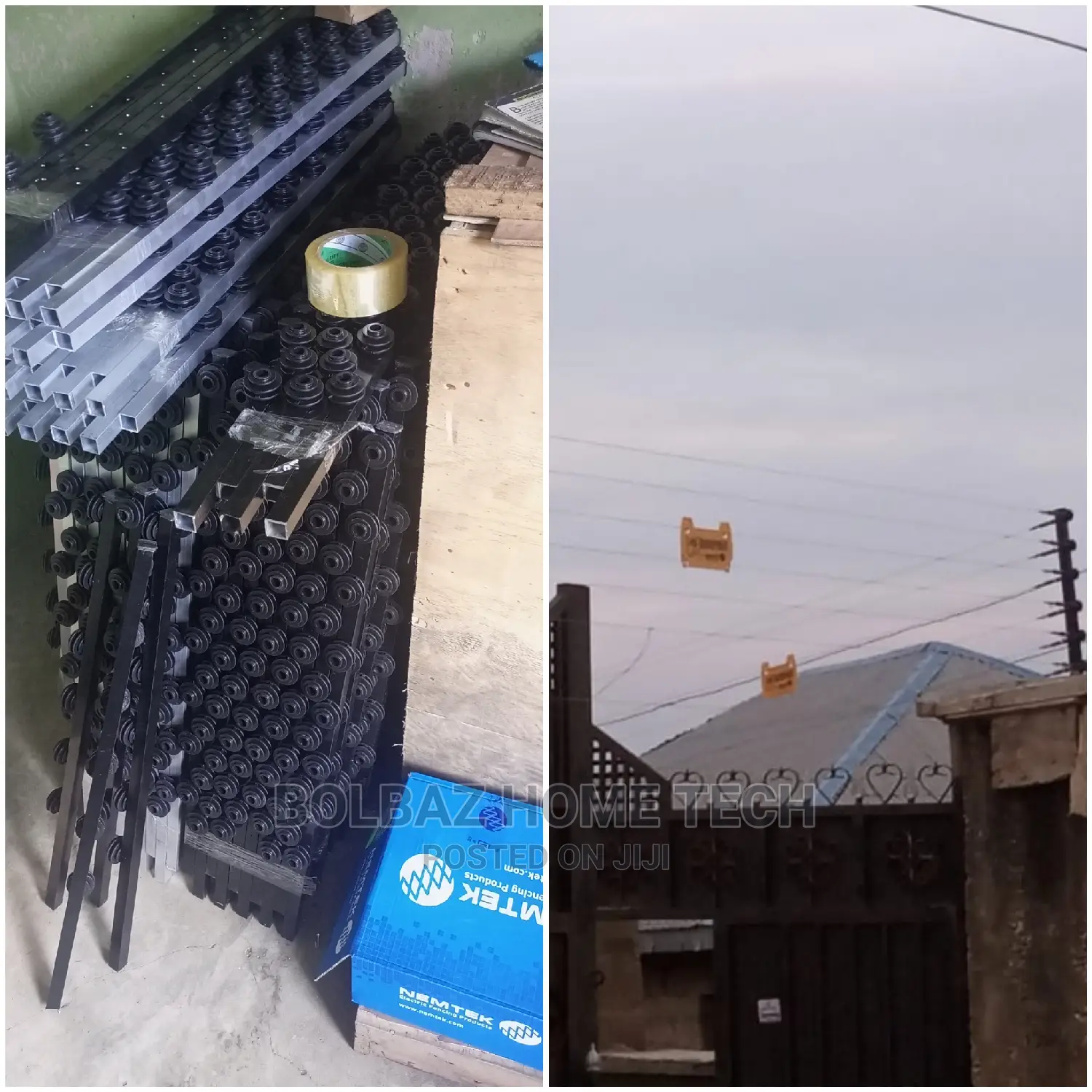 Electric Fence-Wire; Danger Zone for Intruder and Burglar