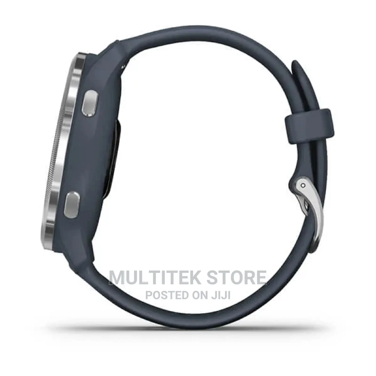 Garmin Venu 2 Silver Stainless Steel Bezel With Siliconeband