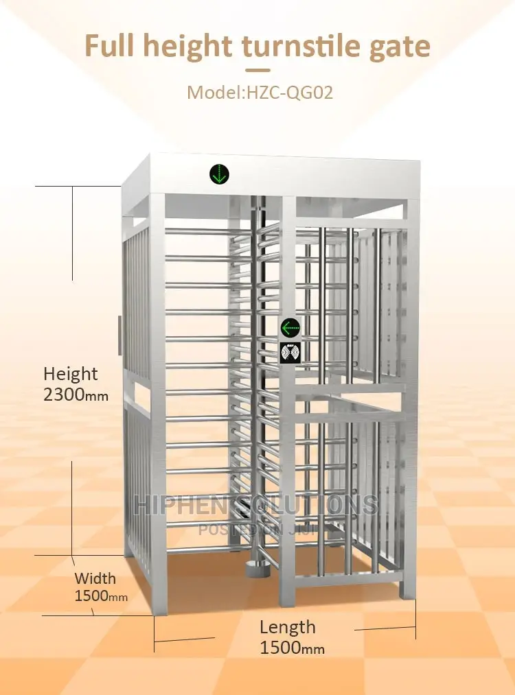 Full Height Turnstile Gate Used in Stadium