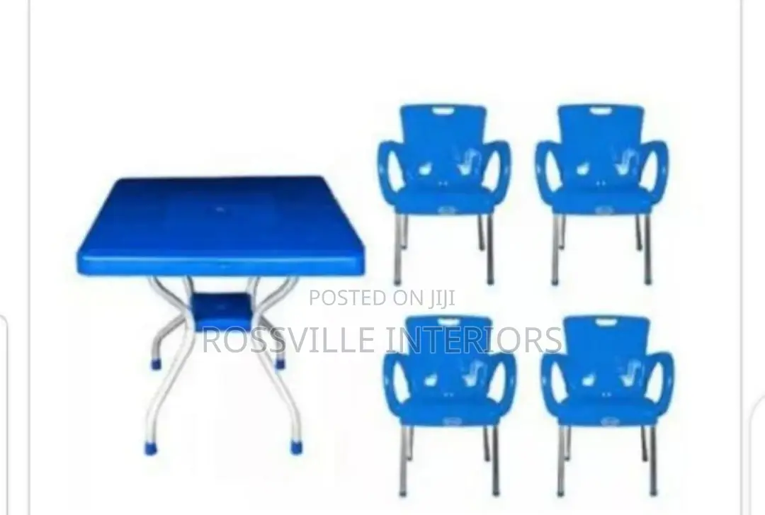 Aluminium Table Aluminium Leg Chairs