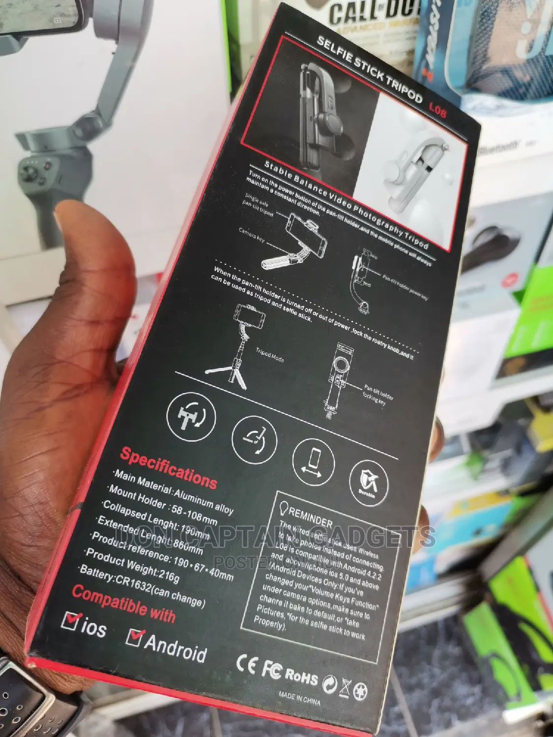 Smartphone Gimbal Stabilizer L08