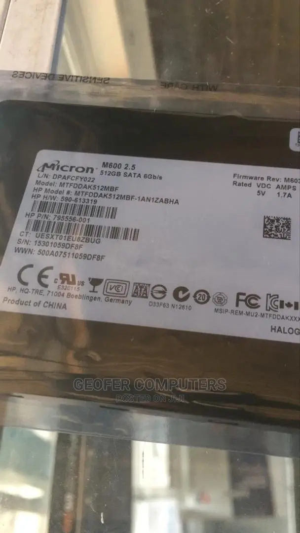 512 Solid State Hard Drive