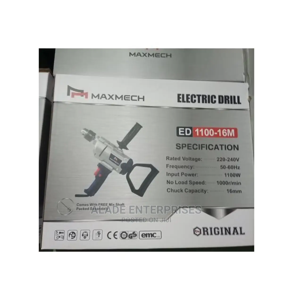 Maxmech Multipurpose 16mm Drill Machine and Paint Mixer