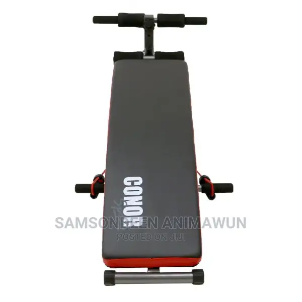 Sit Up AB Bench Trainer With Dumbbells + Power Rope