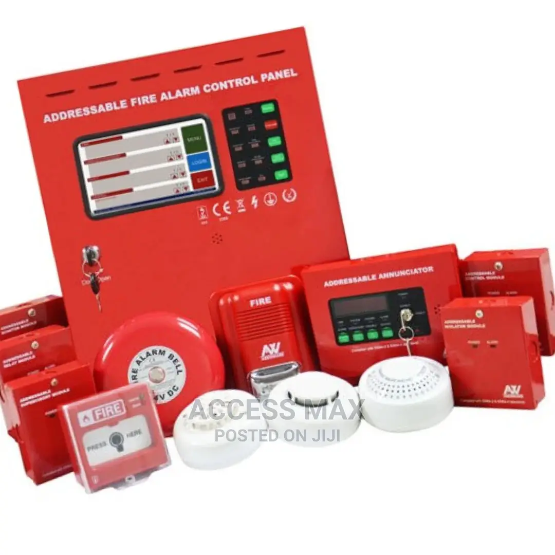 Fire Alarm Panel. Smoke Detector