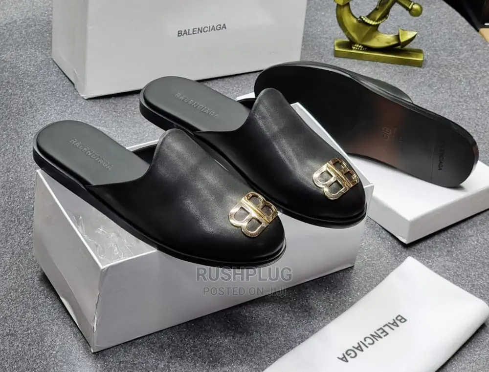 Balenciaga Leather Half Shoe
