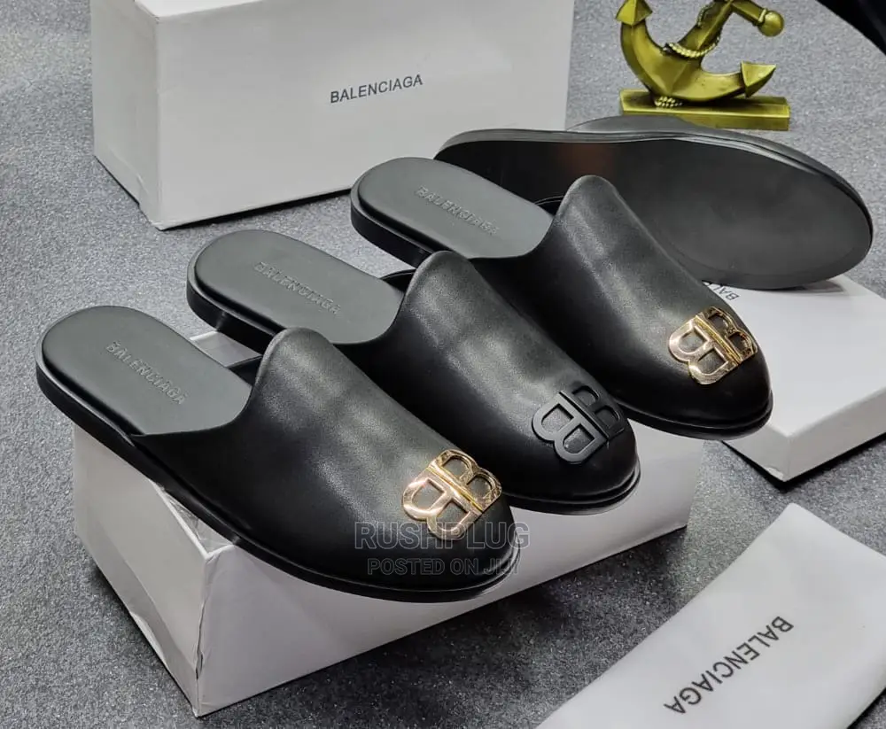 Balenciaga Leather Half Shoe