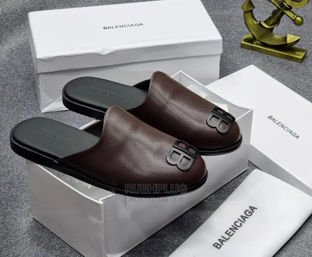 Balenciaga Leather Half Shoe