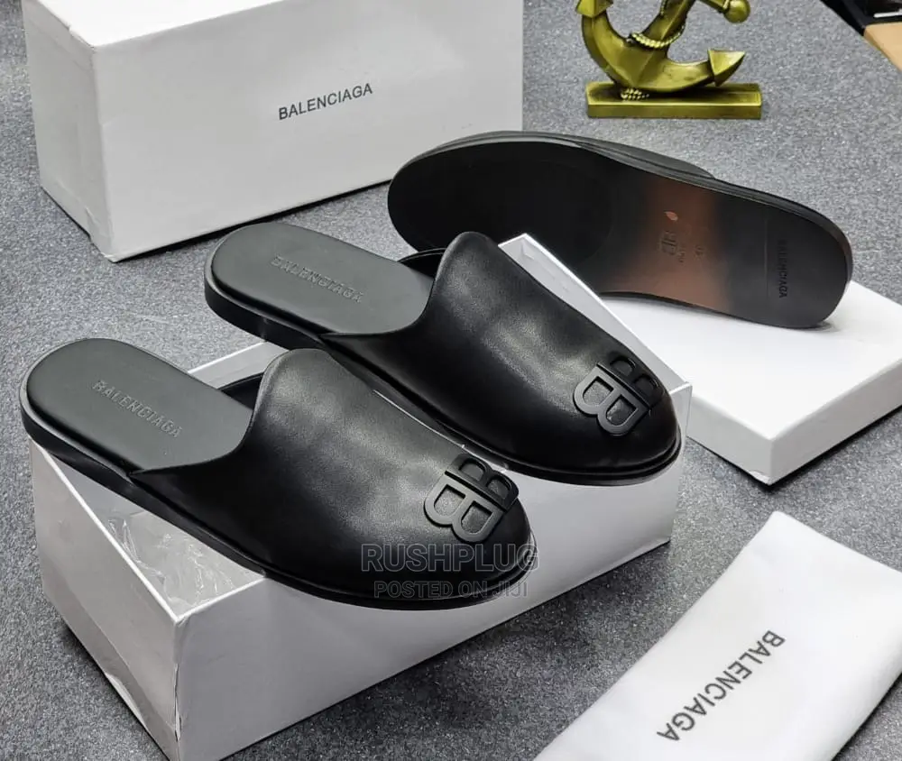 Balenciaga Leather Half Shoe
