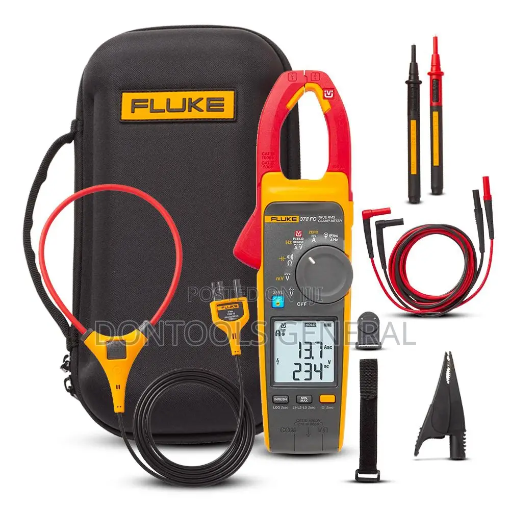 Fluke-378 FC 1000A AC/DC True-Rms Non-Contact Clamp Meter
