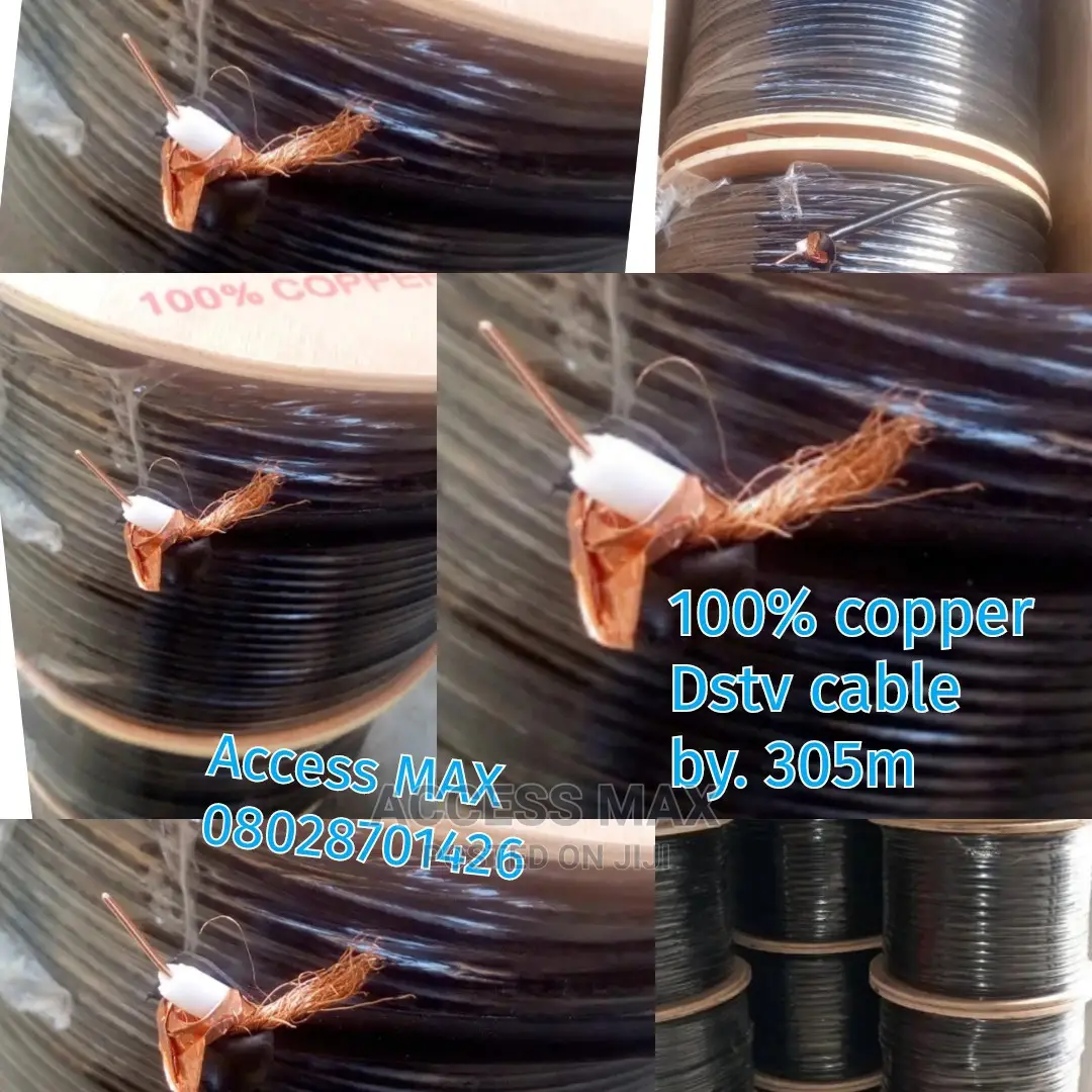 100% Copper Tv Wire . Coaxial Cable . Dstv Cable. By 305m