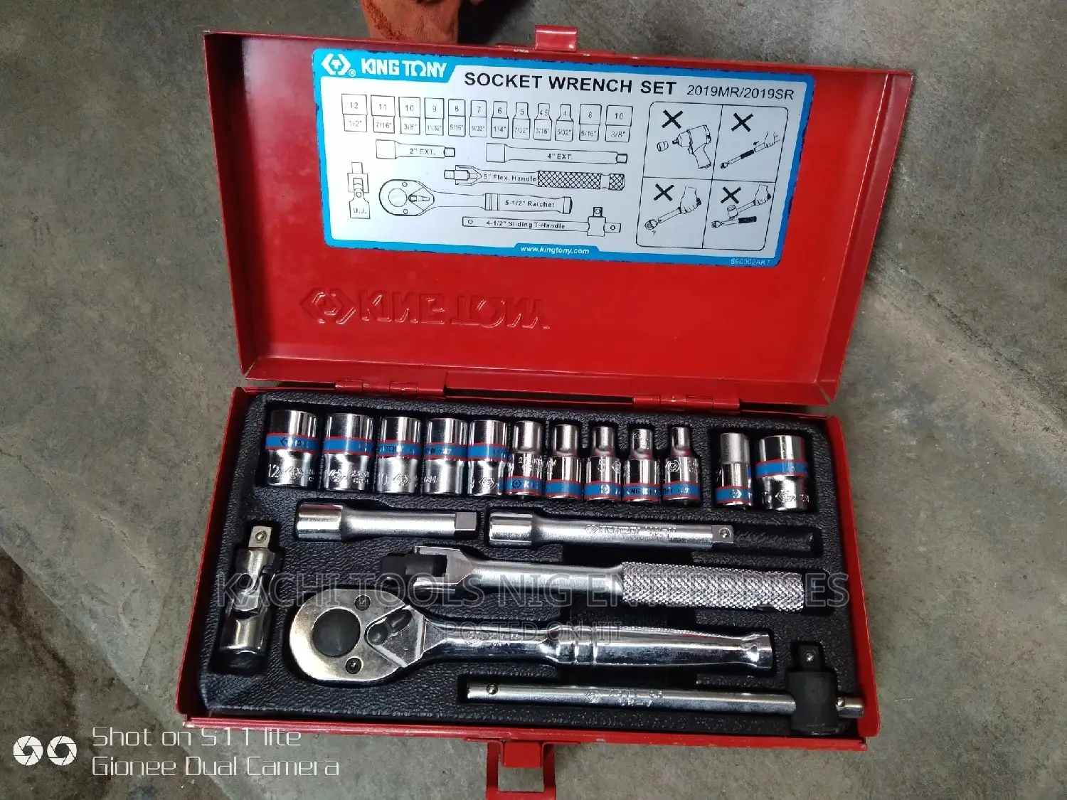 Kingtony 1⁄4 Socket Wrench Set