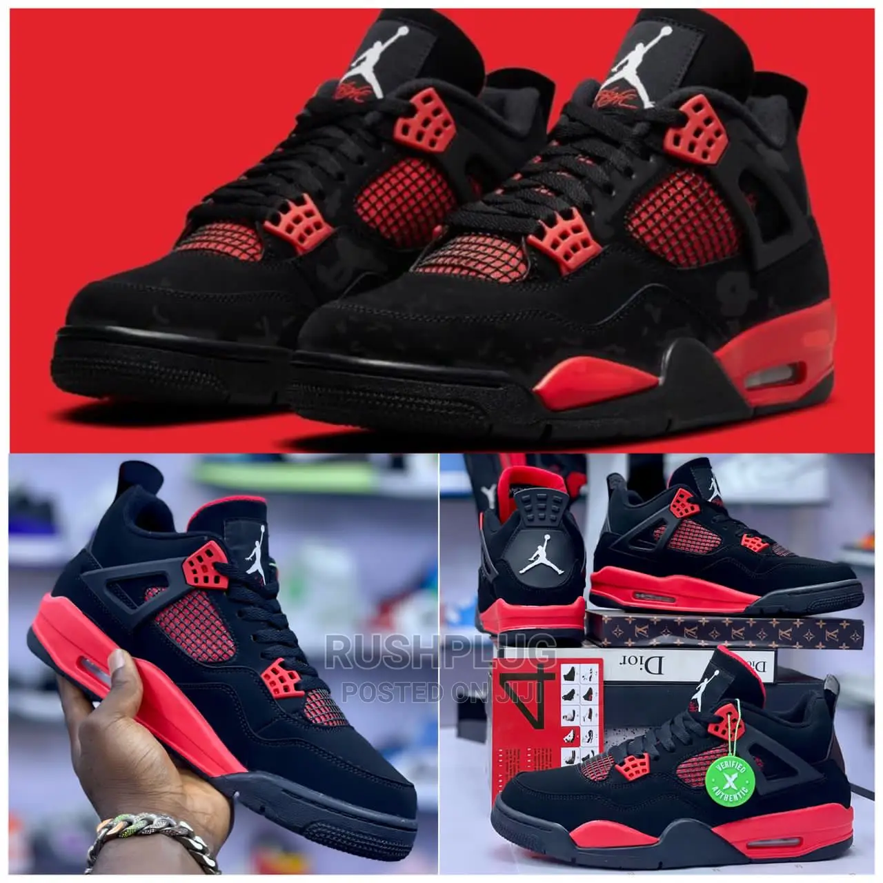 Air Jordan Iv Retro ‘ Red Thunder ‘*
