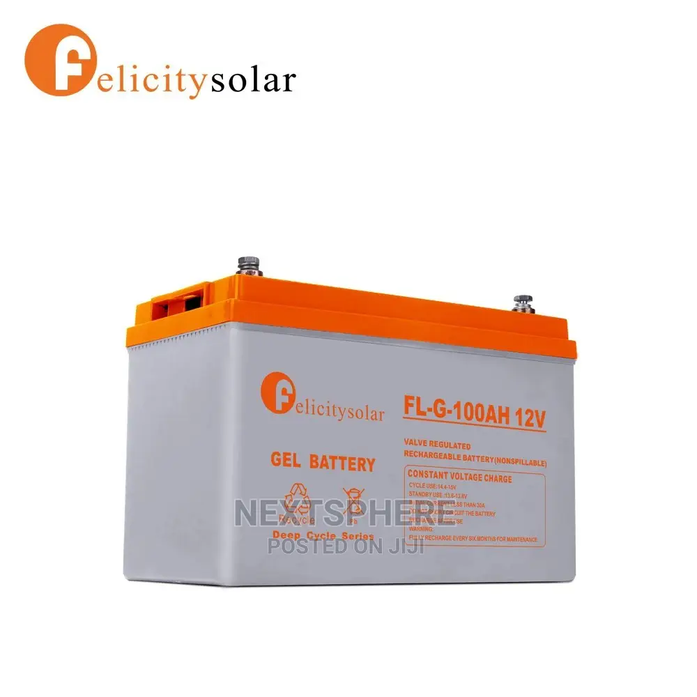 Felicity Battery 200ah Gel Deep Cycle for Solar System