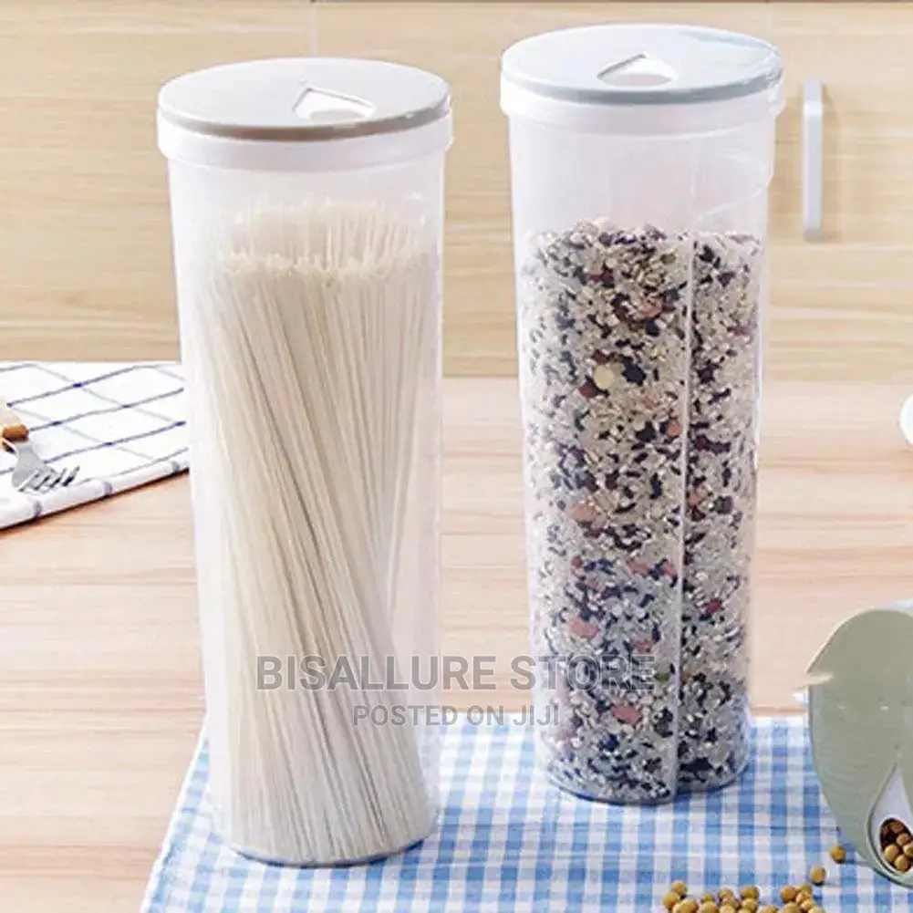 Spaghetti and Cereal Container With Lid