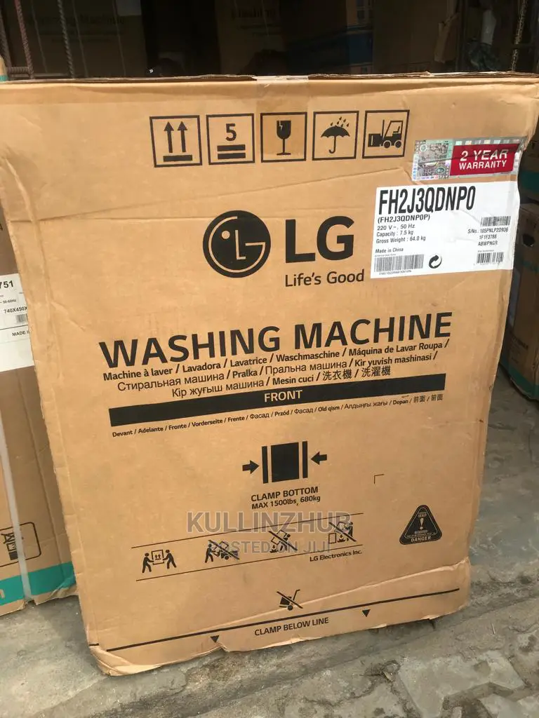 Lg Front Load Washine Machine 7kg, Smart Diagnosis