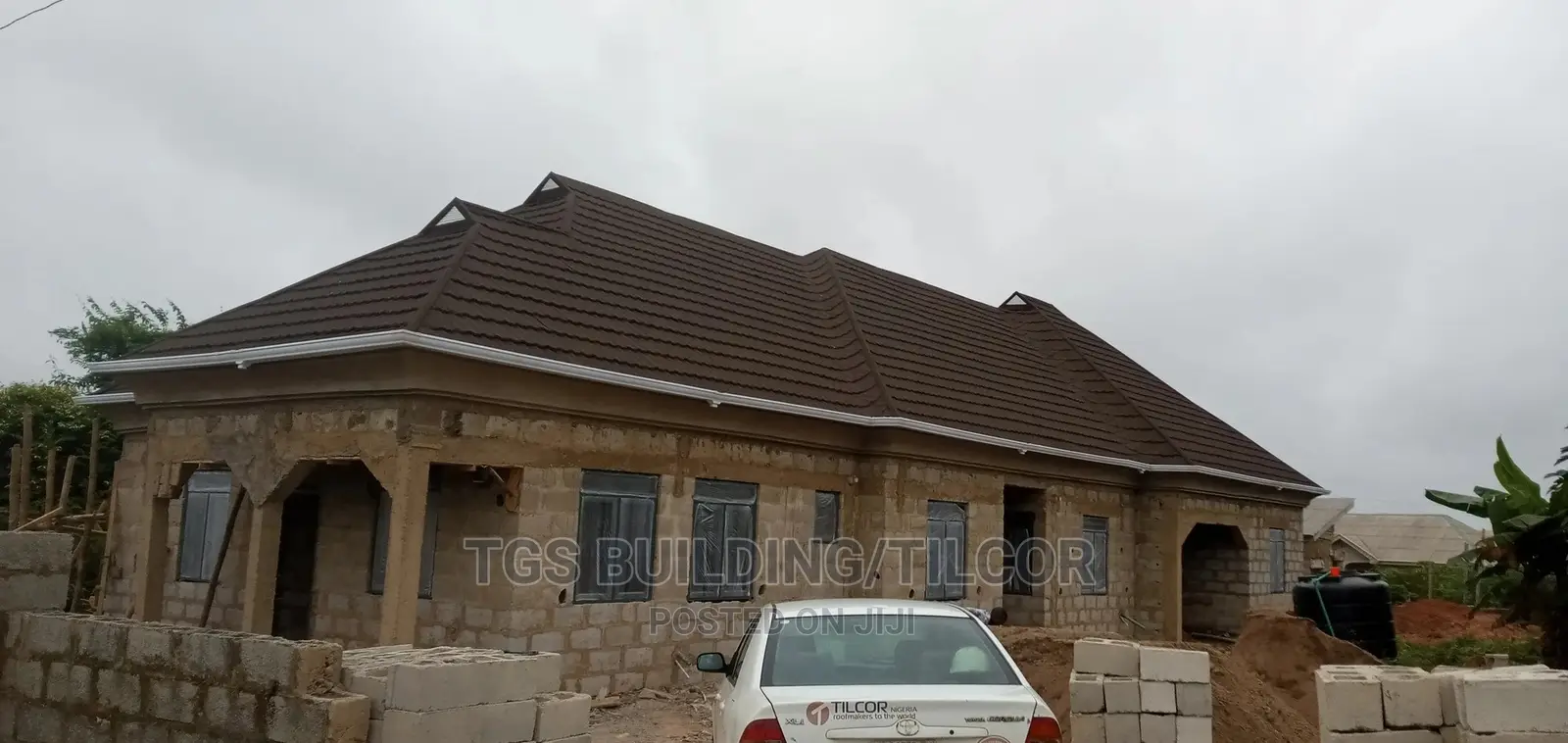 Classic Profile In Coffee Brown Colour With Rain Gutter