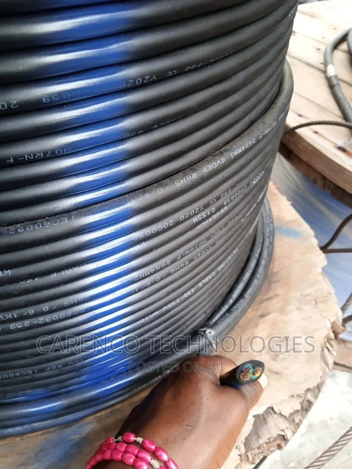 Quality 4mm 3core Flexible Marine T.R.S Cable