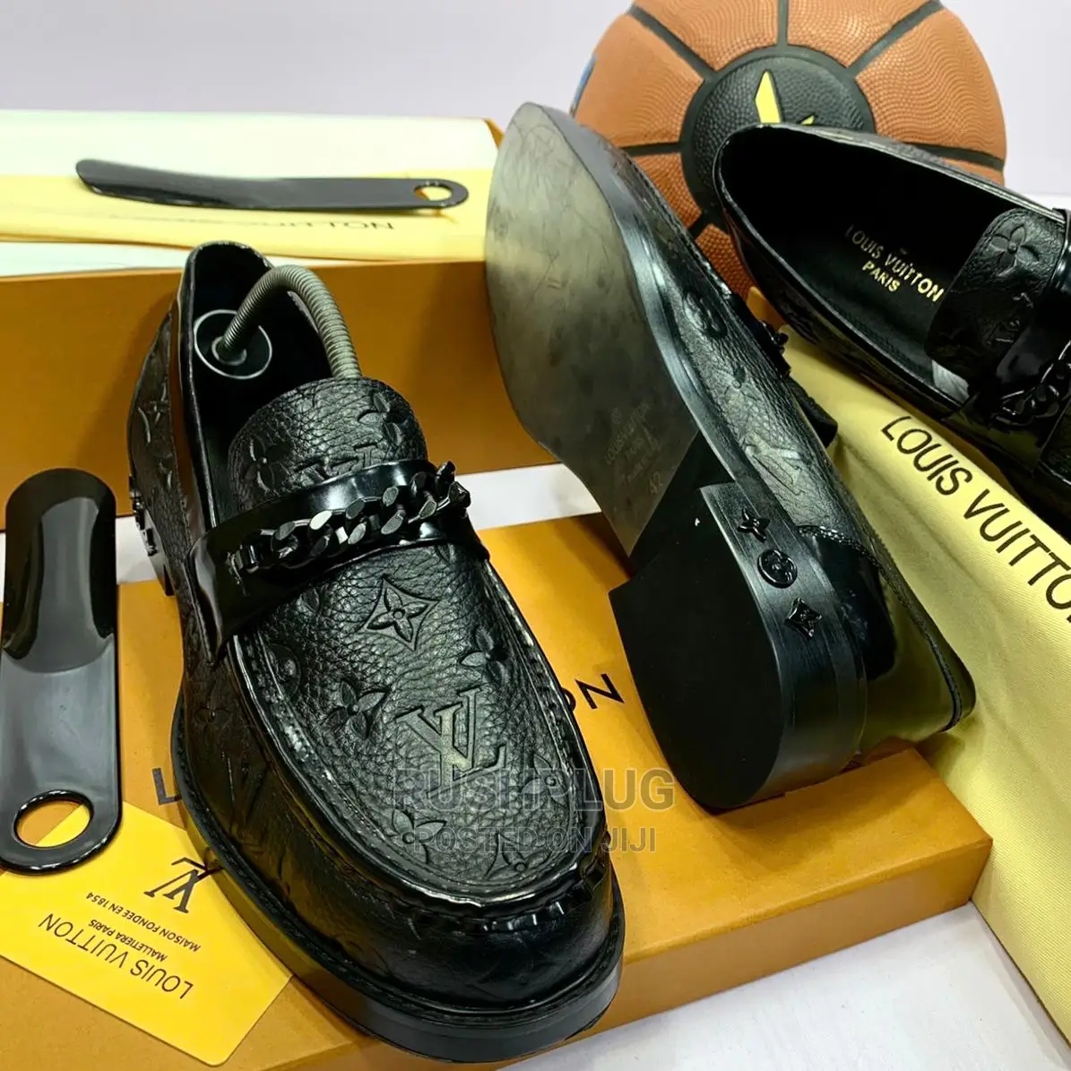 Louis Vuitton Engraved Luxury Shoe