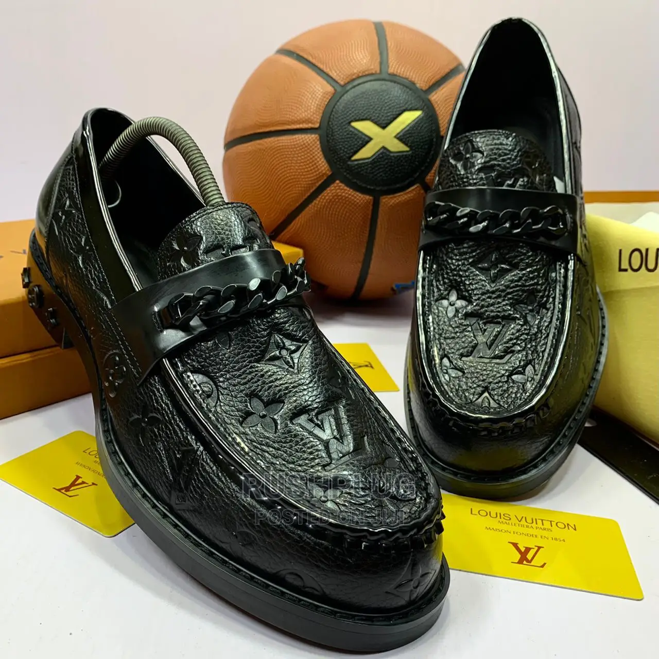 Louis Vuitton Engraved Luxury Shoe
