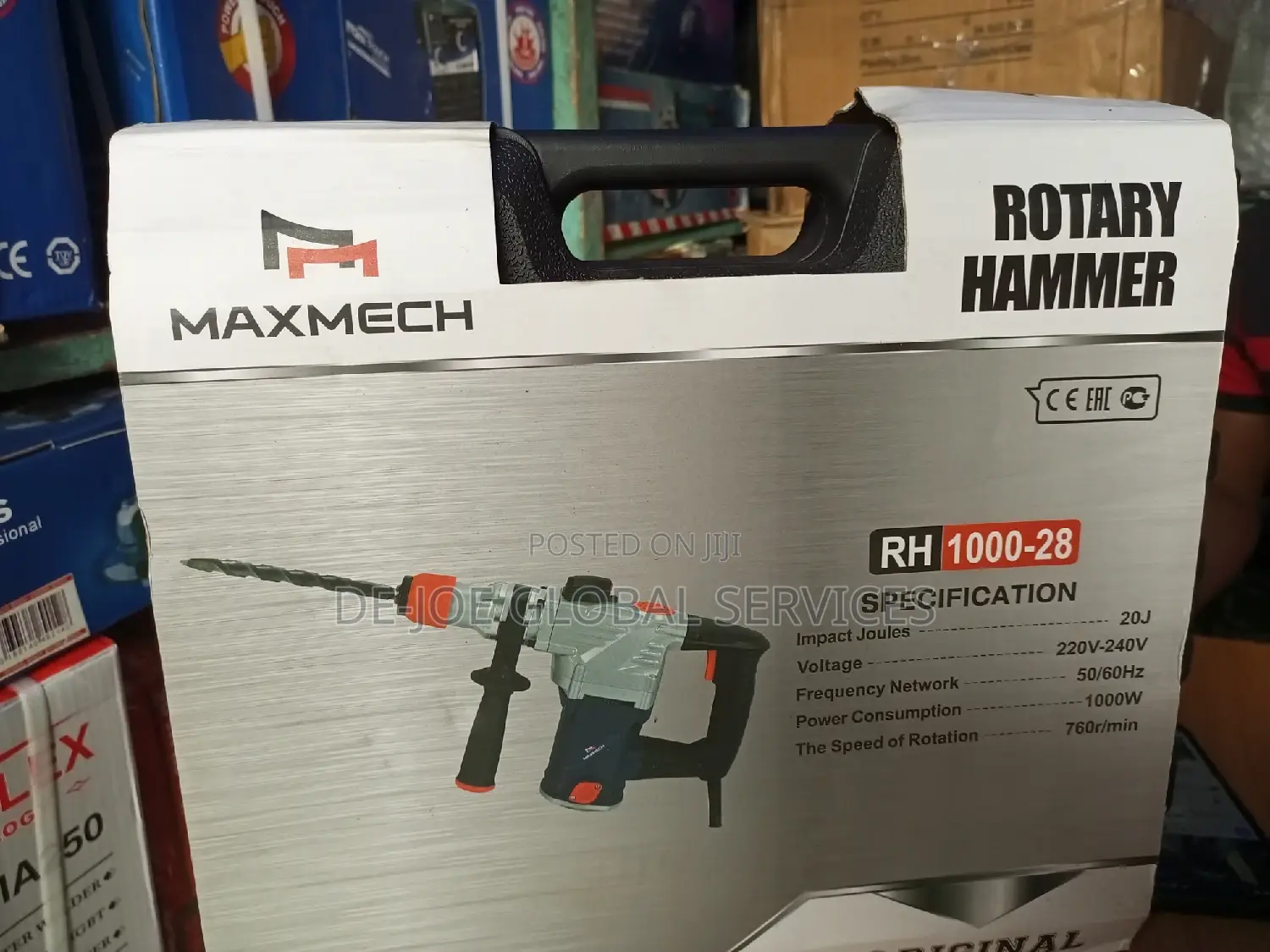 Maxmech Rotary Hammer 1000w Available in Stock