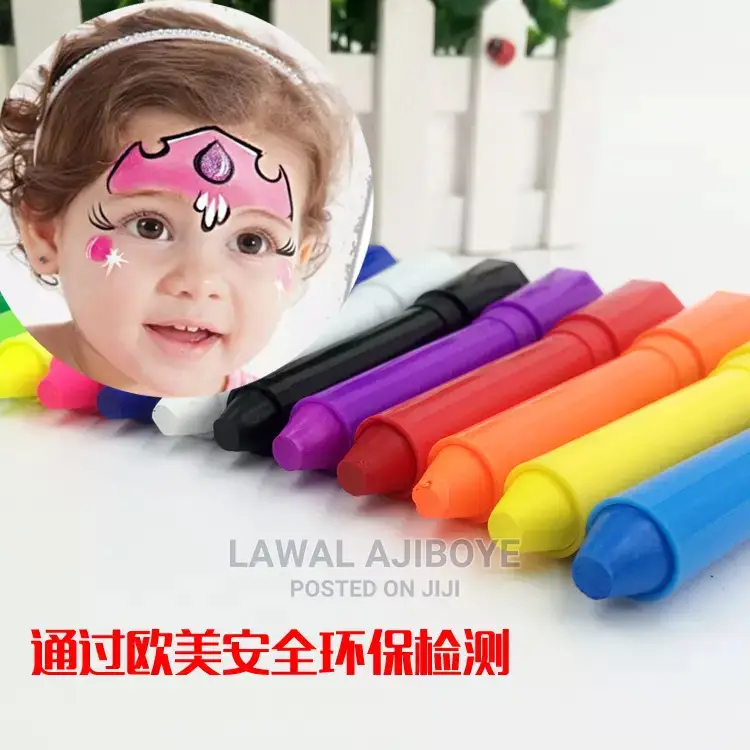 6 Colors Face Painting Pencils Splicing Structure Face Pain