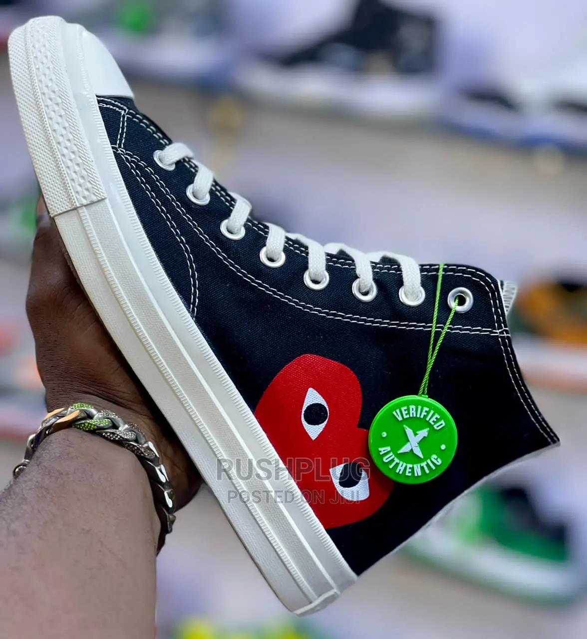 COMME Des GARCONS X Chuck Taylor All-star ‘70 Hi [BLACK] ‘