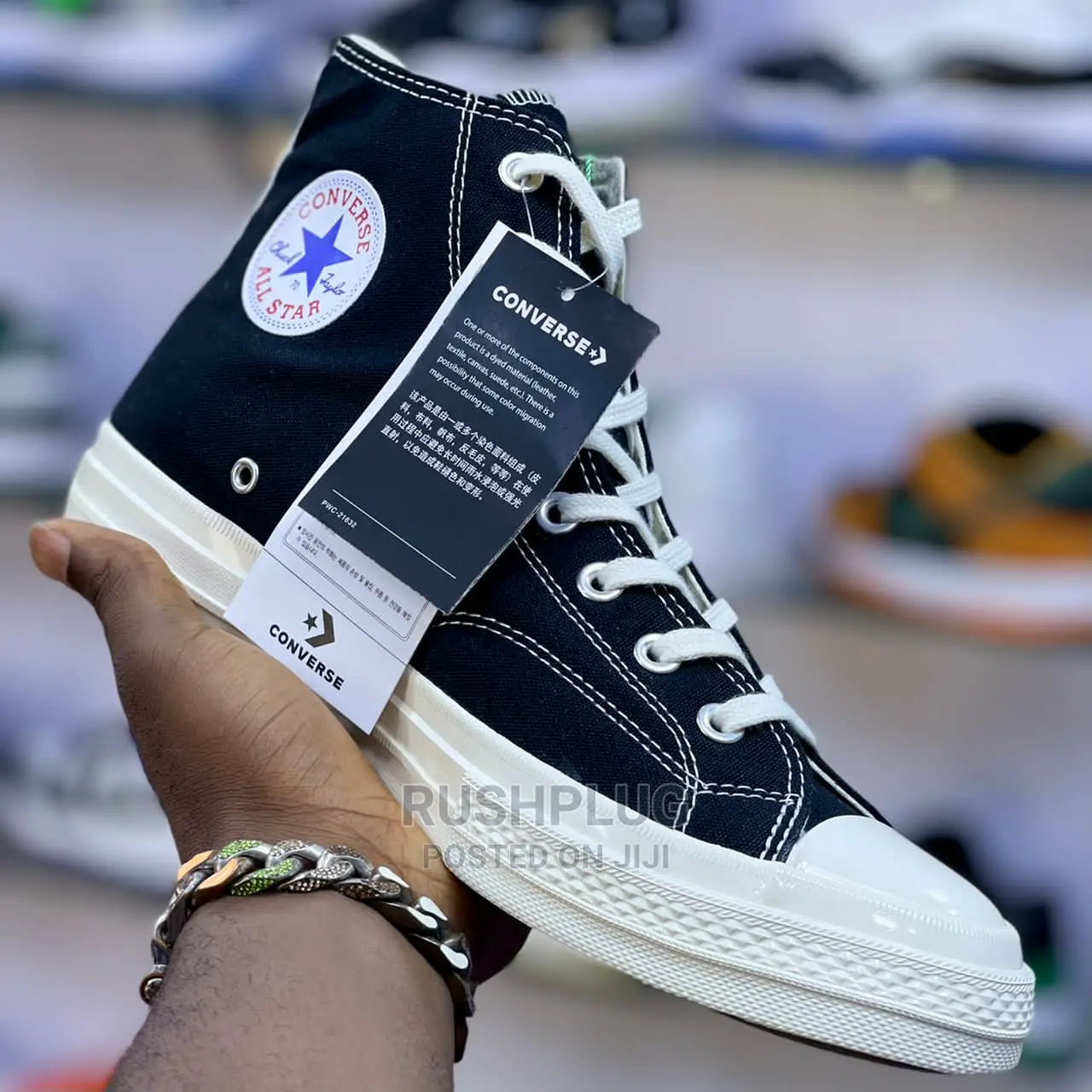 COMME Des GARCONS X Chuck Taylor All-star ‘70 Hi [BLACK] ‘