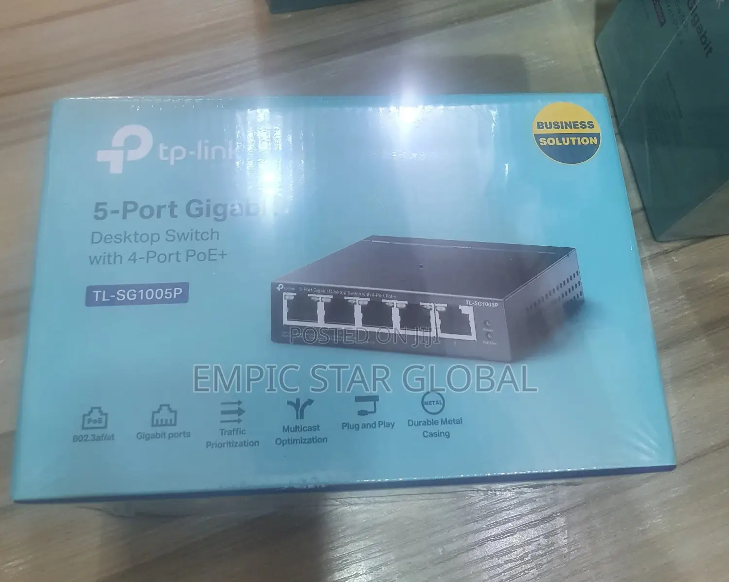 Tp-Link Switch Gigabit Desktop With 4port Poe TL-SG1005P