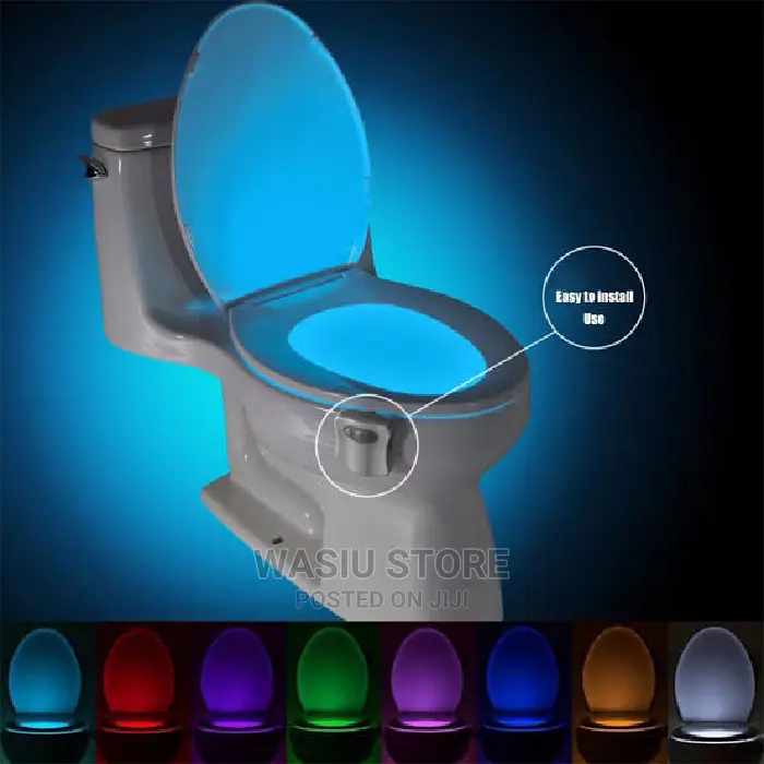 8 Color Toilet Bowl Sensor Light
