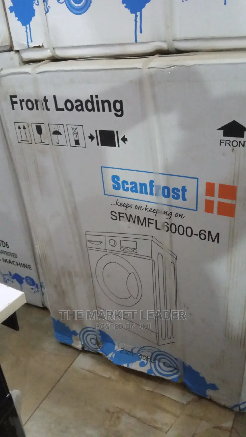 Scanfrost 6kg Front Load Washing Machines Sfwmfl6000-6m