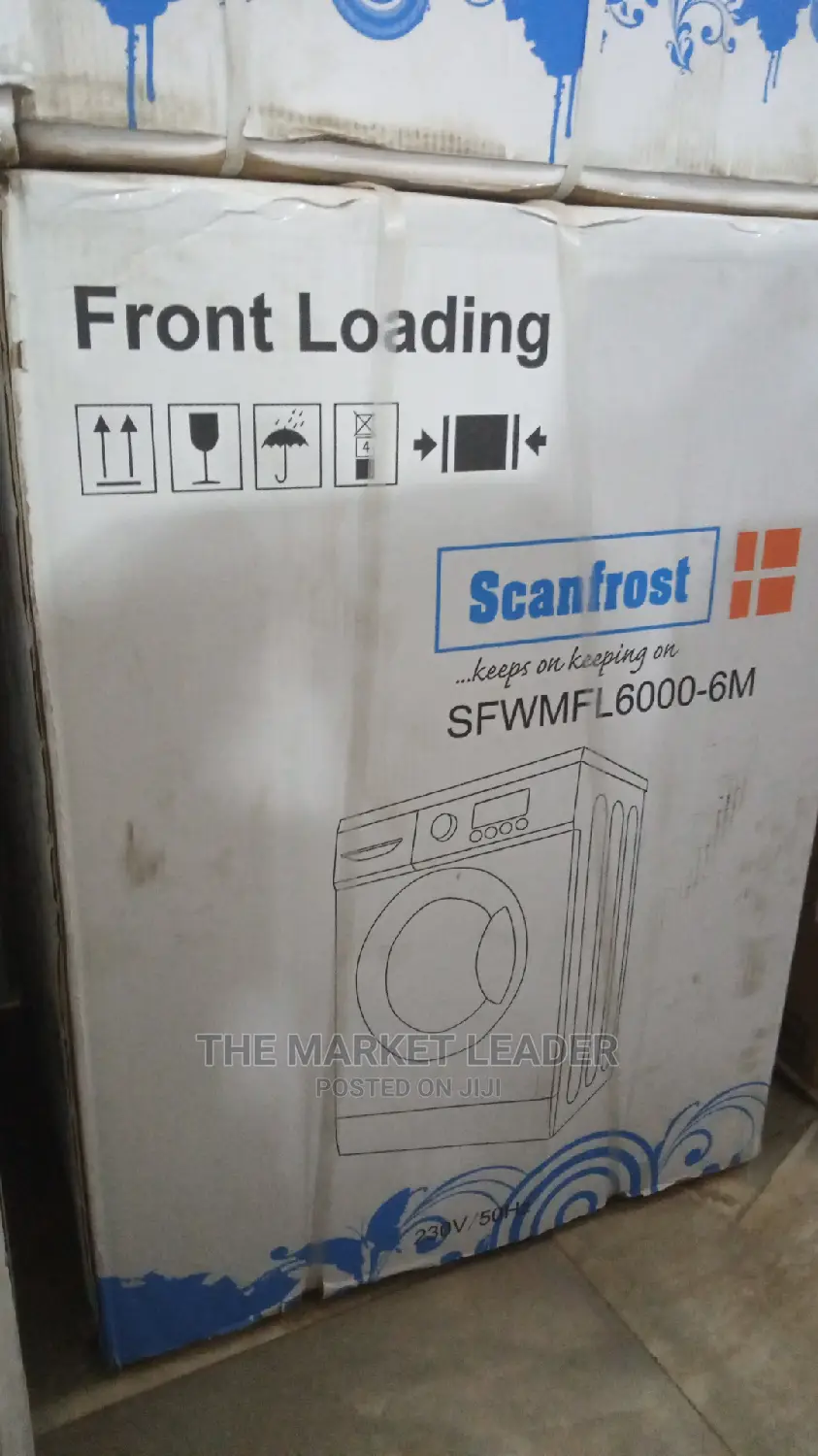 Scanfrost 6kg Front Load Washing Machines Sfwmfl6000-6m