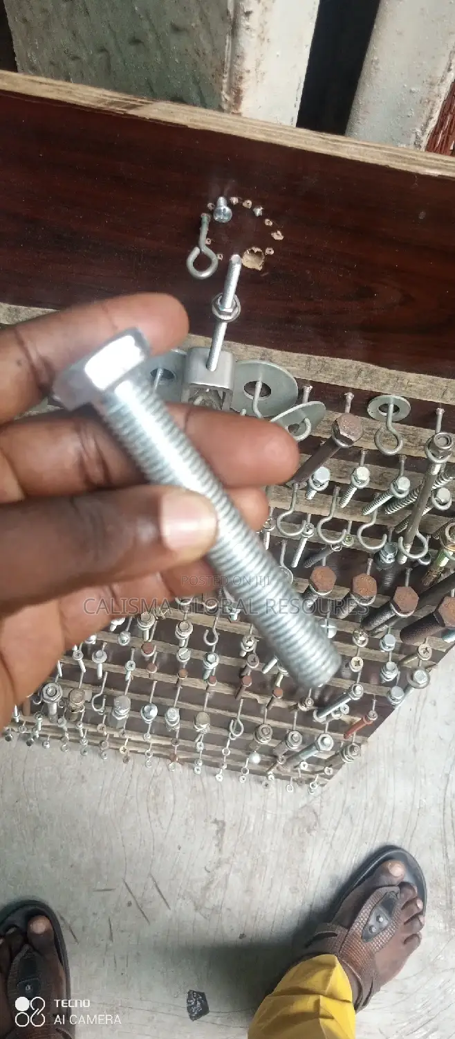 16 by 100MM Bolt and Nut
