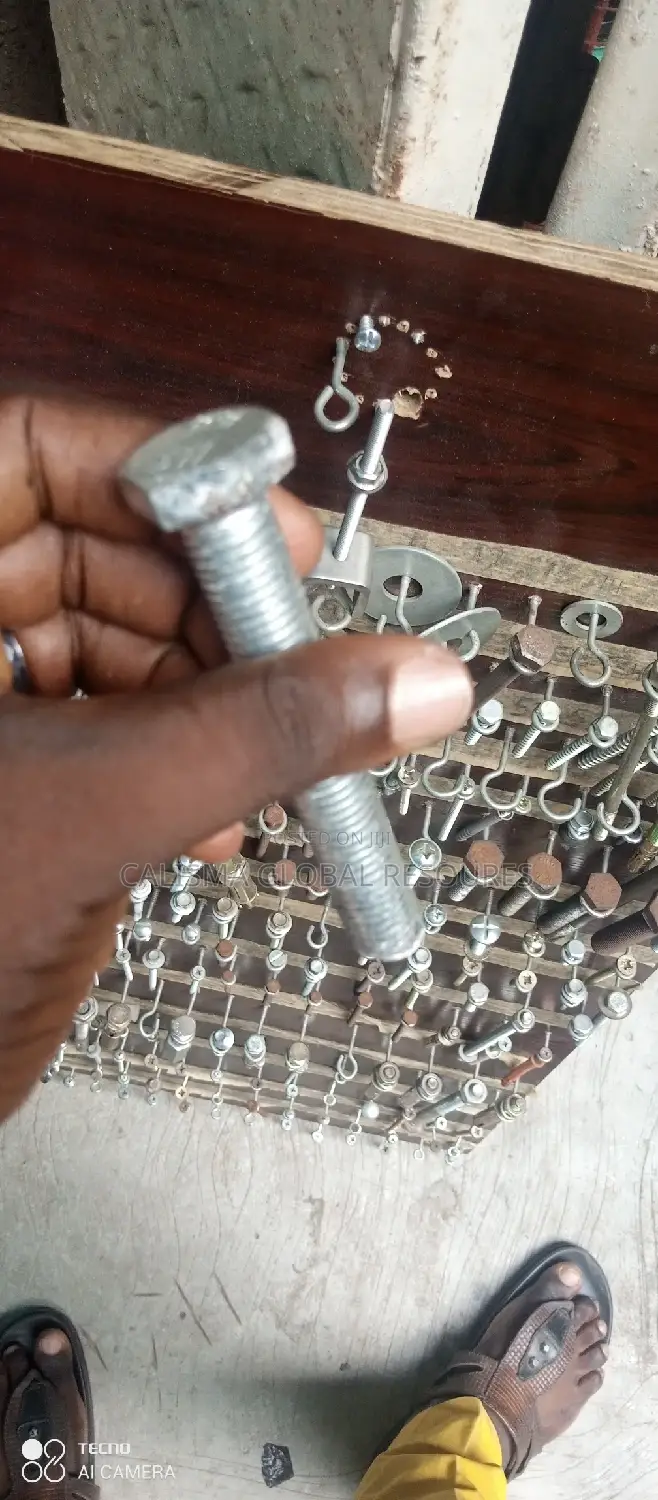 16 by 100MM Bolt and Nut