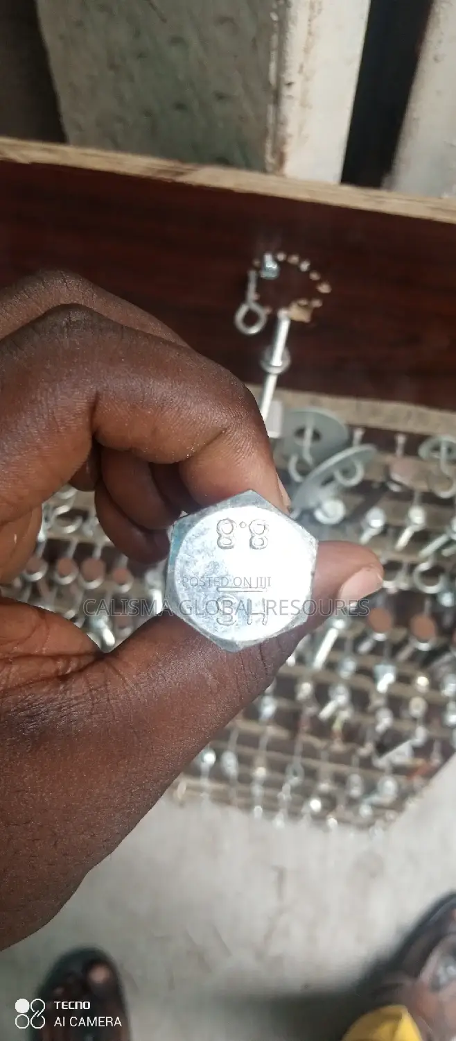 16 by 100MM Bolt and Nut