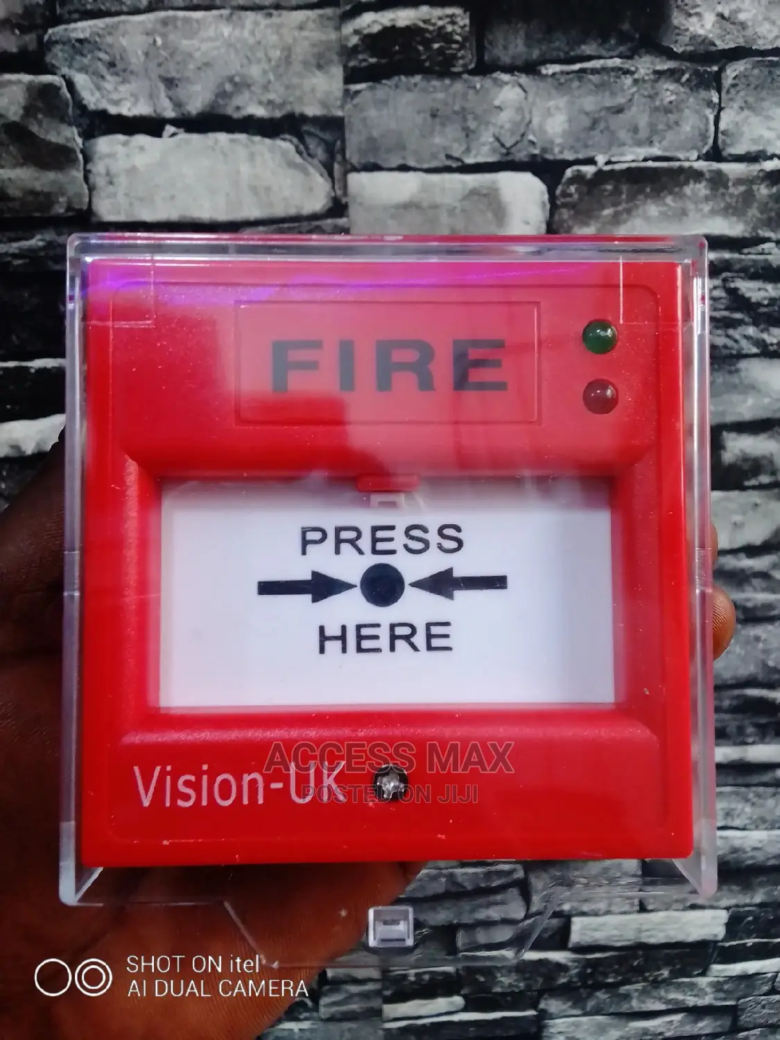 Break Glass Alarm System (With Key Reset Back)