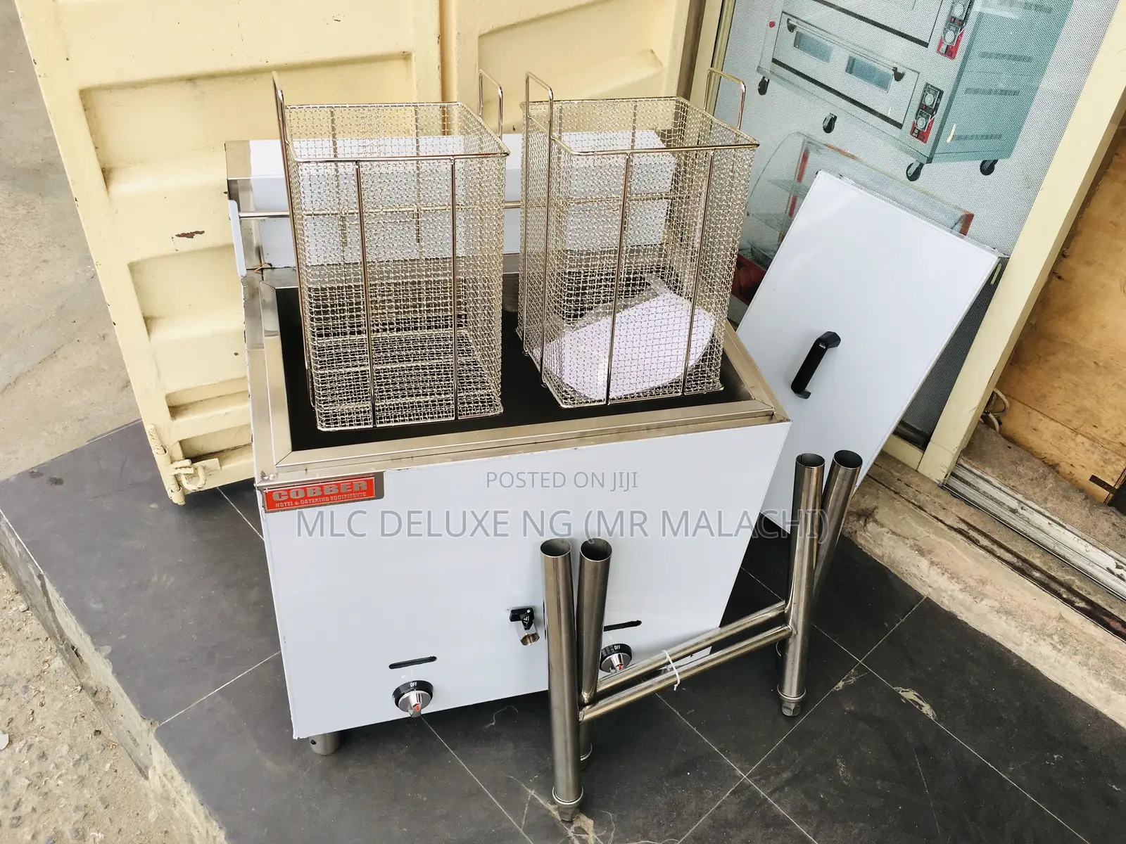 40l Industrial Big Single Tank Standing Deep Fryer(2 Baskets