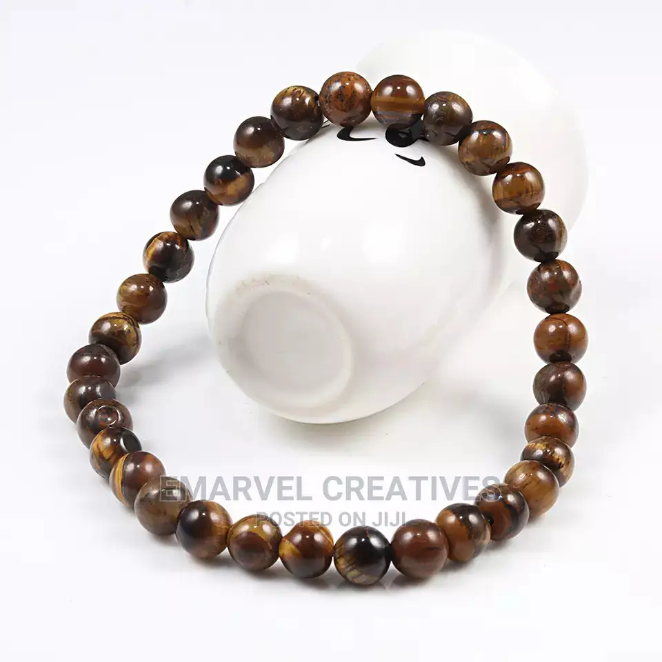 Natural Stone 6/8/10mm Beads Tiger Eye Bracelet Classic